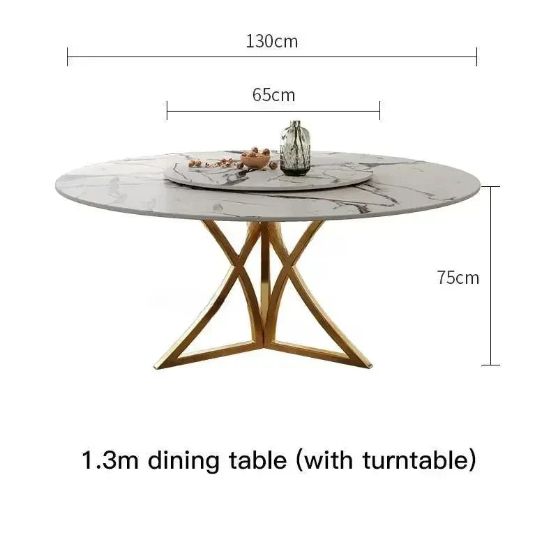 End Round Table Chair Conference Hallway Dining Table Turntable Restaurant Living Room Mesa De Billar Garden Furniture Sets