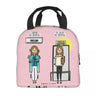 Enfermera En Apuros Lunch Bags for Doctor Nurse Thermal Cooler Bags Portable Picnic Oxford Lunch Box Bento Pouch