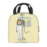 Enfermera En Apuros Lunch Bags for Doctor Nurse Thermal Cooler Bags Portable Picnic Oxford Lunch Box Bento Pouch