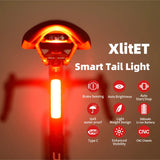 Enfitnix XlitET Cubelite 2 3 II III Taillight Bike Auto Start Stop Brake Sensing Flashlight For Bicycle Rear Light LED Cycling