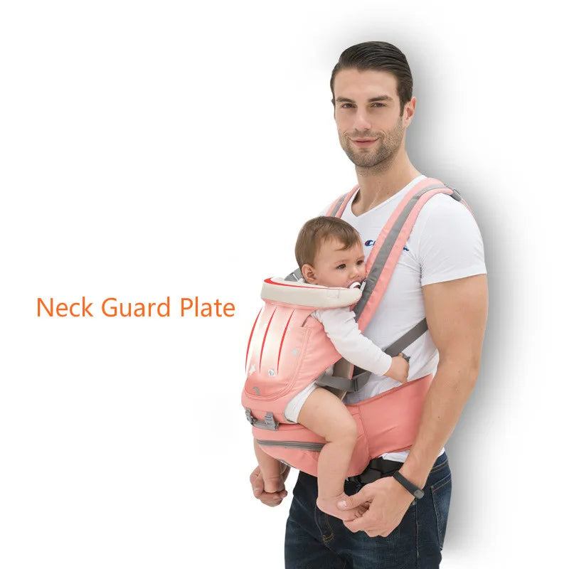 Ergonomic Baby Carrier Infant Hipseat Carrier Breathable Kangaroo Front Facing Baby Holder Baby Waist Carrier Travel For 0-36M