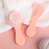 Ergonomic Baby Hair Brush & Comb Kits Hair Care Set for Infants Comfortable Grip for Parents Happy Experience for Babies