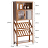 European Floor Bar Cabinet Wine Rack Hotel Restaurant Storage Display Shelf Living Room Wine Bottle Holder Meuble Home Furniture