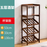 European Floor Bar Cabinet Wine Rack Hotel Restaurant Storage Display Shelf Living Room Wine Bottle Holder Meuble Home Furniture