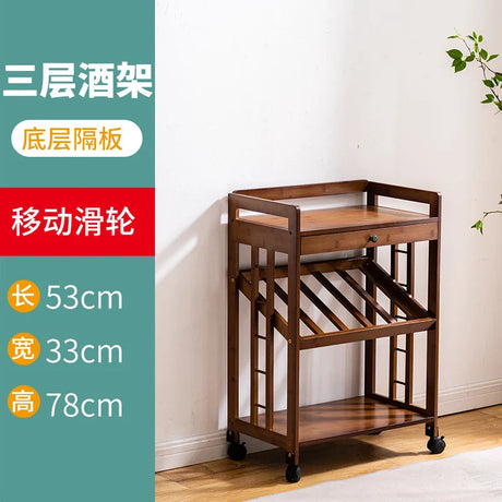 European Floor Bar Cabinet Wine Rack Hotel Restaurant Storage Display Shelf Living Room Wine Bottle Holder Meuble Home Furniture