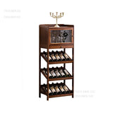 European Floor Bar Cabinet Wine Rack Hotel Restaurant Storage Display Shelf Living Room Wine Bottle Holder Meuble Home Furniture