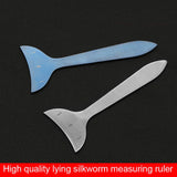 Eyelid Tools Lysine silkworm foot lying silkworm plate bending eye socket measuring beauty tools Makeup tools/accessories