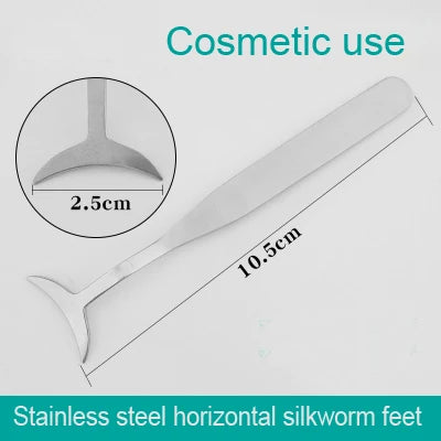 Eyelid Tools Lysine silkworm foot lying silkworm plate bending eye socket measuring beauty tools Makeup tools/accessories