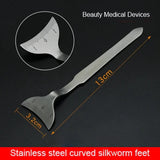 Eyelid Tools Lysine silkworm foot lying silkworm plate bending eye socket measuring beauty tools Makeup tools/accessories