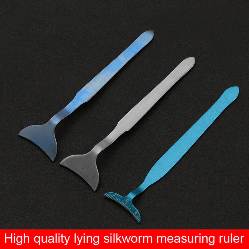 Eyelid Tools Lysine silkworm foot lying silkworm plate bending eye socket measuring beauty tools Makeup tools/accessories