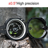 Eyeskey Professional Geological Compass Handheld Lightweight Outdoor Survival Military Compass for Measuring Slope Distance