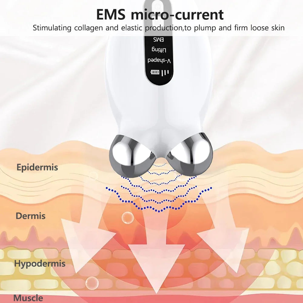 Face Lifting Massager EMS Microcurrent Massager Facial Wrinkle Lift Machine EMS Face Massage Facial Microcurrent  Anti Wrinkle