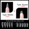 False Nails New Matte Tips Fake Nail Capsule Press on Coffin/Stiletto/Almond/Square/Oval Nail Art Practice Manicure Tool