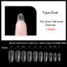 False Nails New Matte Tips Fake Nail Capsule Press on Coffin/Stiletto/Almond/Square/Oval Nail Art Practice Manicure Tool