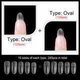 False Nails New Matte Tips Fake Nail Capsule Press on Coffin/Stiletto/Almond/Square/Oval Nail Art Practice Manicure Tool