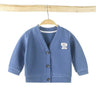 Fashion Baby Coats Sweater Children Cardigan Jackets Tops V-Neck Toddler Kids Outwear Long Sleeve Newborn Infant Clothing 0-3Y