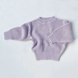 Fashion Baby Sweater Clothes Soft Knitted Loose Sweater Spring Autumn Pullover Children's Tops Kids Winter Clothing