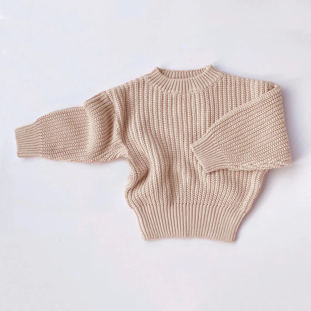 Fashion Baby Sweater Clothes Soft Knitted Loose Sweater Spring Autumn Pullover Children's Tops Kids Winter Clothing