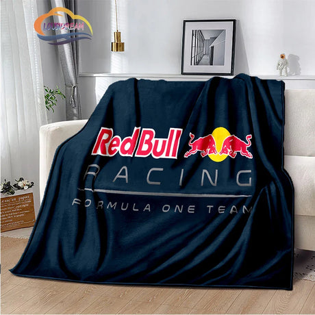 Fashion Print R-red-bull-s Blanket Bedroom Sofa Bed Soft Portable s flannel  for Adult or Children Travel Picnics