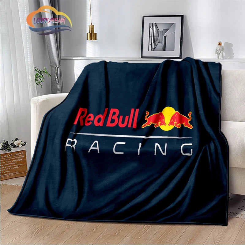 Fashion Print R-red-bull-s Blanket Bedroom Sofa Bed Soft Portable s flannel  for Adult or Children Travel Picnics