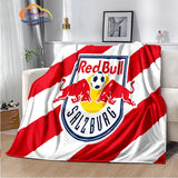 Fashion Print R-red-bull-s Blanket Bedroom Sofa Bed Soft Portable s flannel  for Adult or Children Travel Picnics