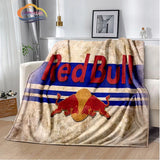 Fashion Print R-red-bull-s Blanket Bedroom Sofa Bed Soft Portable s flannel  for Adult or Children Travel Picnics