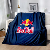 Fashion Print R-red-bull-s Blanket Bedroom Sofa Bed Soft Portable s flannel  for Adult or Children Travel Picnics