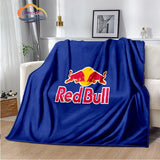 Fashion Print R-red-bull-s Blanket Bedroom Sofa Bed Soft Portable s flannel  for Adult or Children Travel Picnics