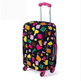 Fashion Suitcase Cover High Elastic Geometry Love Heart Shaped Luggage Case Dust Cover 18-32Inch Suitcase Essential Accessories