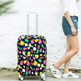 Fashion Suitcase Cover High Elastic Geometry Love Heart Shaped Luggage Case Dust Cover 18-32Inch Suitcase Essential Accessories