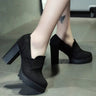 Fashion Thick Heel Ladies Boots Waterproof Platform Round Head Spring and Autumn Women&#39;s Boots New Korean Style Wild