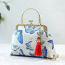 Fashion Vintage Fringe Bag Small Shell Bags Chain Women Shoulder Crossbody Bag Crane Flying Women's Handbags Purses