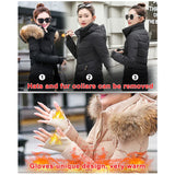 Fashion Winter Jacket Women Big Fur Belt Hooded Thick Down Parkas X-Long Female Jacket Coat Slim Warm Winter Outwear 2019 New