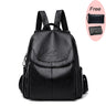 Fashion Women Backpack Luxury Designer Ladies Anti-theft Backpack Soft Leather School Bags Large Capacity Travel Bags Mochila