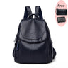 Fashion Women Backpack Luxury Designer Ladies Anti-theft Backpack Soft Leather School Bags Large Capacity Travel Bags Mochila