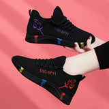 Fashion Women Running Shoes 2023 Rose Soft Sneakers Woman Athletic Breathable Women Sport Shoes Basket Mesh ShoesTenis Feminino