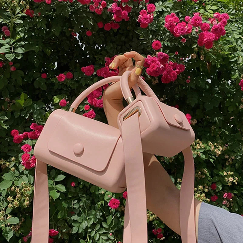 Fashion Women Saddle Luxury Designer Bags Mini Pu Leather Handbags And Purses Chic Shoulder Pouch Spring New Dropshipping 2024