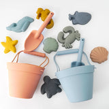 Fashionable Cartoon Children Beach Toys Summer Digging Sand Tool With Shovel Water Game Play Outdoor Toy Set Sandbox Baby Stuff