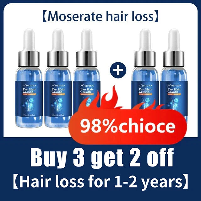 Fast Hair Growth Essence Oil Products Effective Baldness Repair Treatment Anti Hereditary Seborrheic Alopecia Loss For Men Women