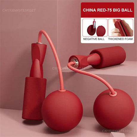 Fat Burning Cordless Rope Skipping Cordless Fitness Equipment Skipping Rope Thickened Durable Fat Reduction Different Colors