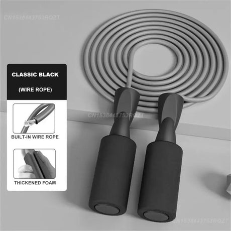 Fat Burning Cordless Rope Skipping Cordless Fitness Equipment Skipping Rope Thickened Durable Fat Reduction Different Colors