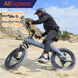 Fat Tire Ebike 20 Inch 7 Speed Mountain Electric Bike 4 Inch Wide Tire Beach Snow Bike Adult Electric Bike