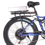 Fat bicycle electric bicycle 2000W * 2 front and rear double drive bicycle 32ah outdoor mountain bike men's 4.0 fat tire eBike e