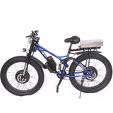 Fat bicycle electric bicycle 2000W * 2 front and rear double drive bicycle 32ah outdoor mountain bike men's 4.0 fat tire eBike e