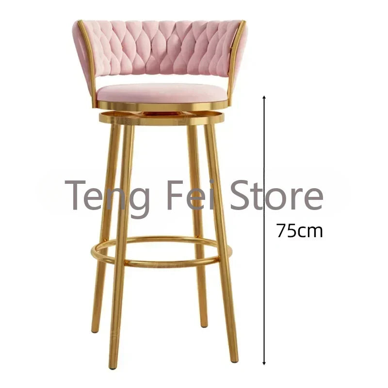 Feature Modern Bar Chairs Nordic Living Room Stool Outdoor Luxury Bar Chairs Kitchen Design High Barkrukken Furniture SR50BC