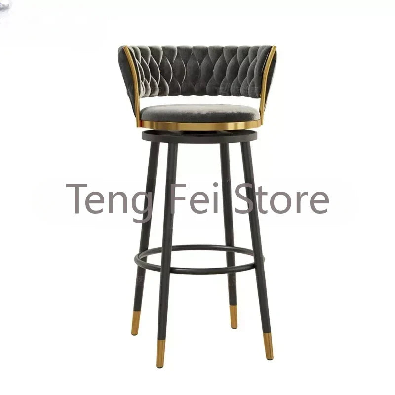 Feature Modern Bar Chairs Nordic Living Room Stool Outdoor Luxury Bar Chairs Kitchen Design High Barkrukken Furniture SR50BC