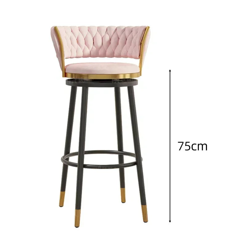 Feature Modern Bar Chairs Nordic Living Room Stool Outdoor Luxury Bar Chairs Kitchen Design High Barkrukken Furniture SR50BC