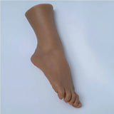 Female Mannequin Feet Simulation Soft Silicone Foot Model Nail Art Practice Manicure Photograph Shoes Sock Display 3815