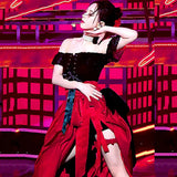 Female Singer Jazz Dancer Costume Women Group Kpop Stage Outfit Bar Nightclub Ds Dj Gogo Clothes Stage Performance Wear DWY9641