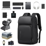 Fenruien Business Waterproof Backpacks USB Charging Men Backpack Fit 15.6 Inch Laptop Travel 35L Large Capacity Backpack